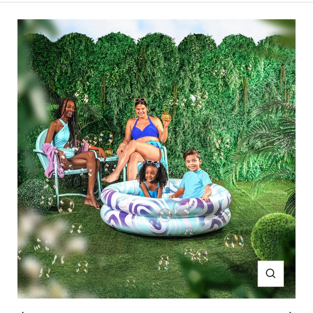NWT Minnidip Gradient Splash Inflatable Pool - Picture 3 of 3